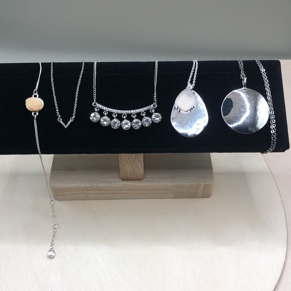 various Jewelry - Brand name 4 layering chain necklaces bundle LOFT Stella & Dot Charming Charlie